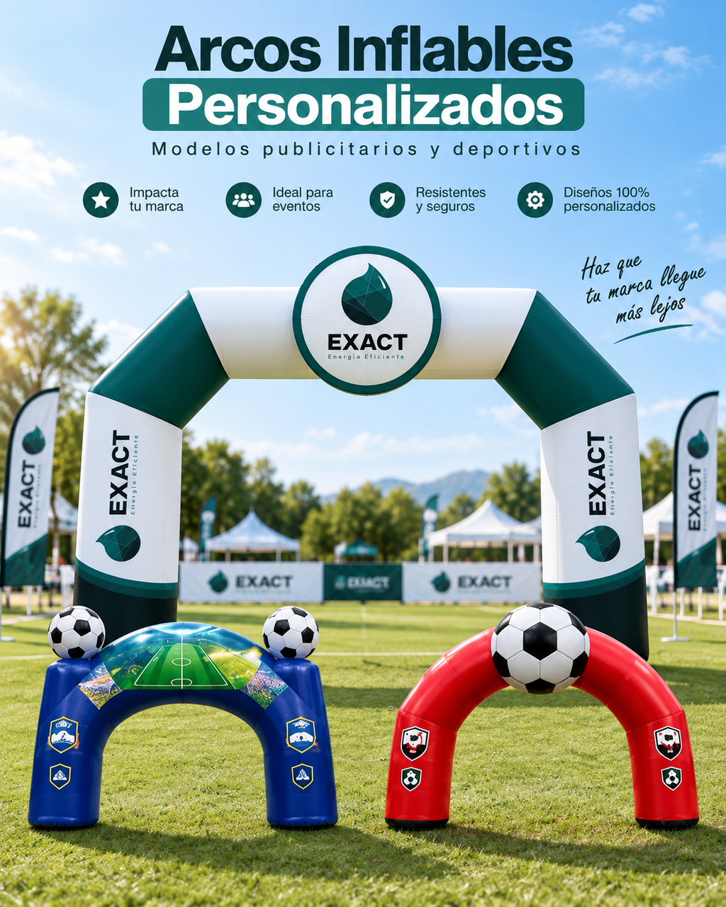 Arco Inflable Publicitario Personalizable
